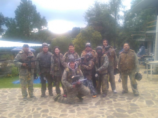 Jugadoternera de paintball